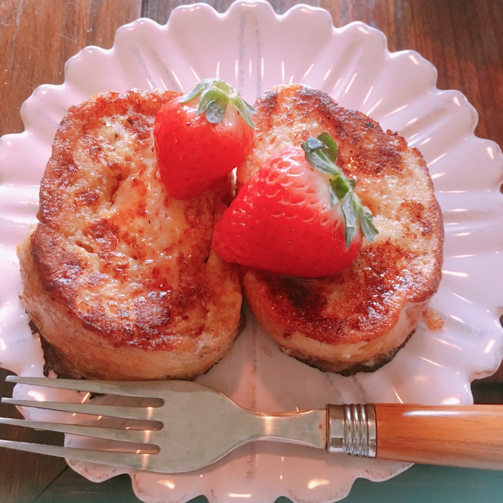 苺のフレンチトーストの画像