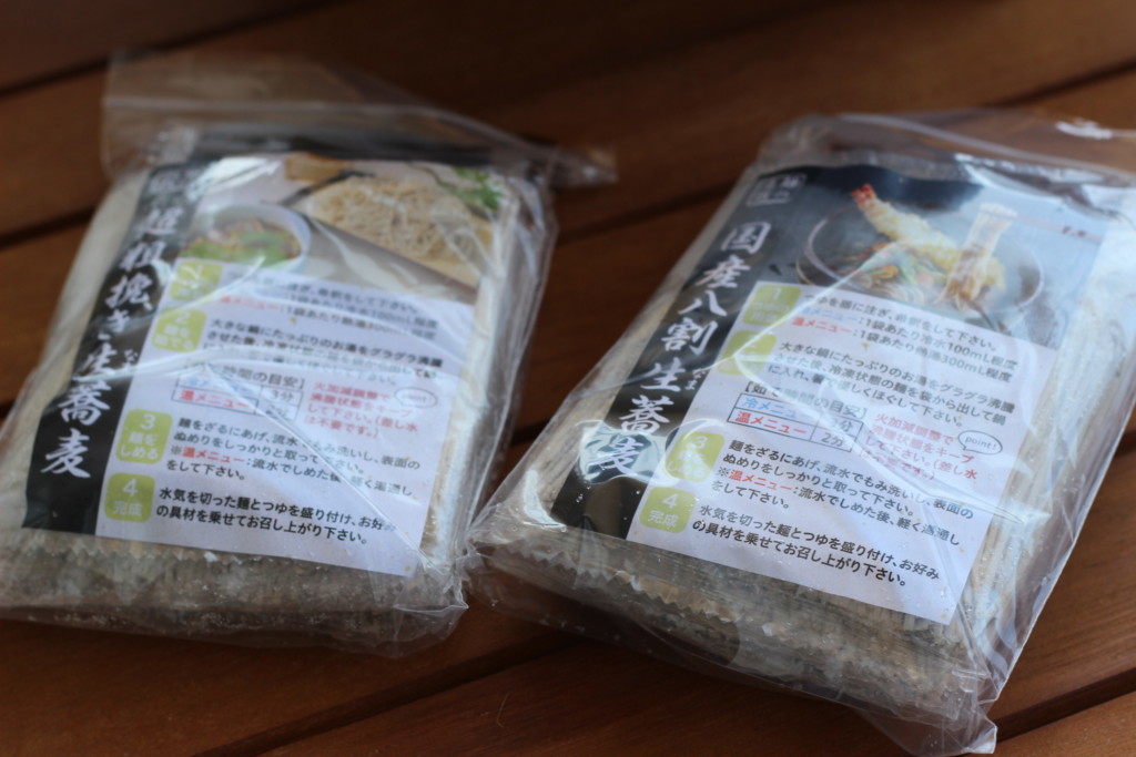 武蔵野の生蕎麦麺2種類堪能セットを購入してみた！