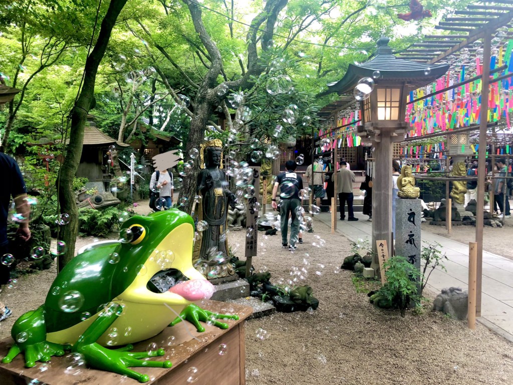【福岡・小郡】「如意輪寺（かえる寺）」は風鈴とカエルがたくさん