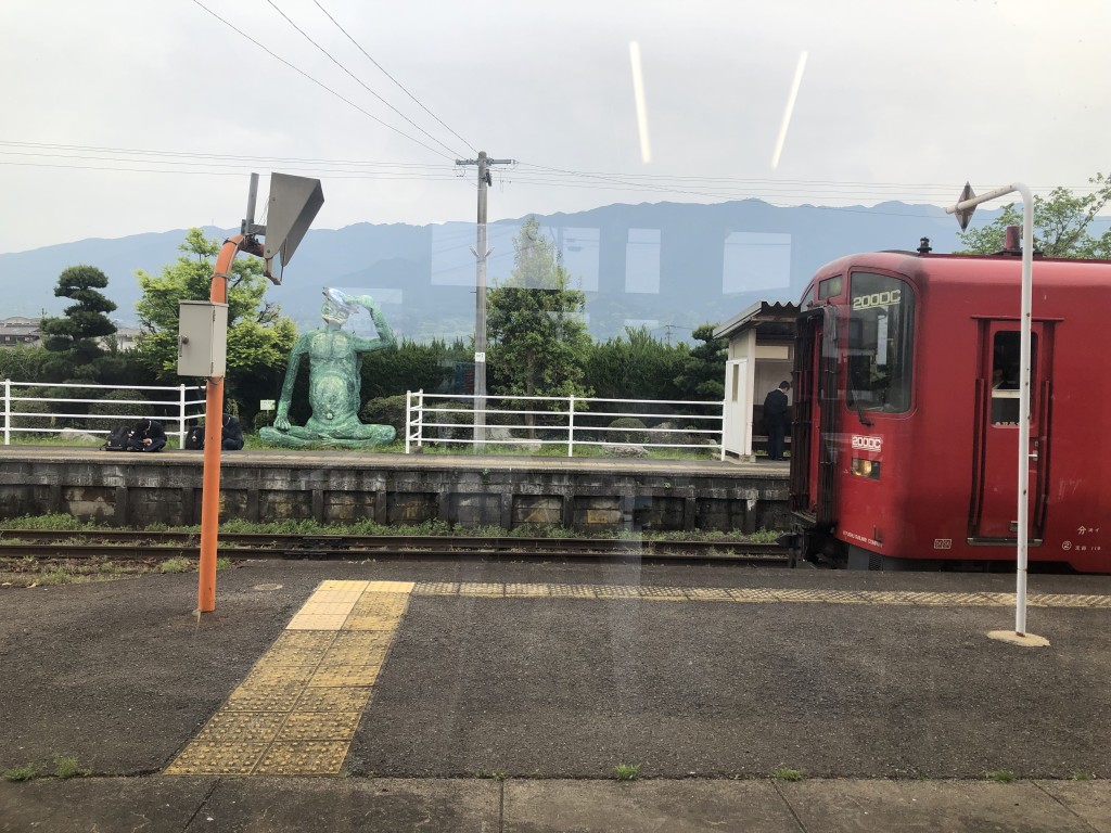 田主丸駅で見つけた河童たちをご紹介