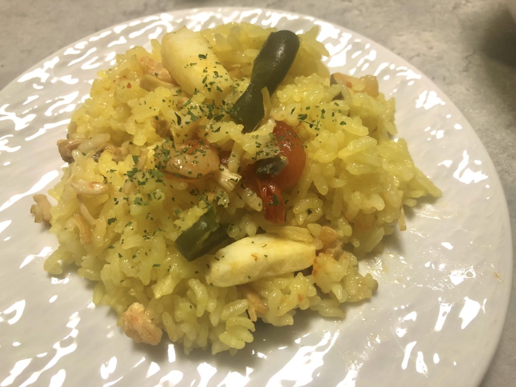 無印良品「フライパンでつくる魚介パエリアの素」の気になるお味は？