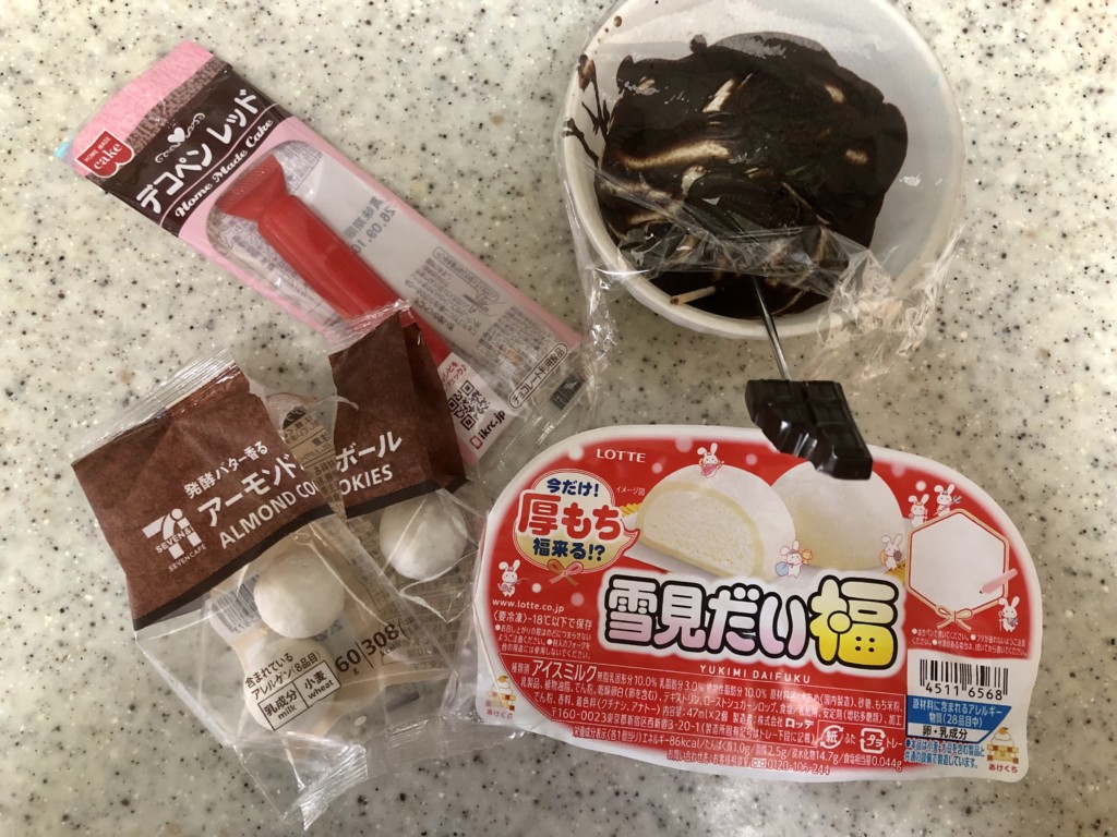 雪見だいふくをデコって作る！簡単ノンノン風アイスの材料