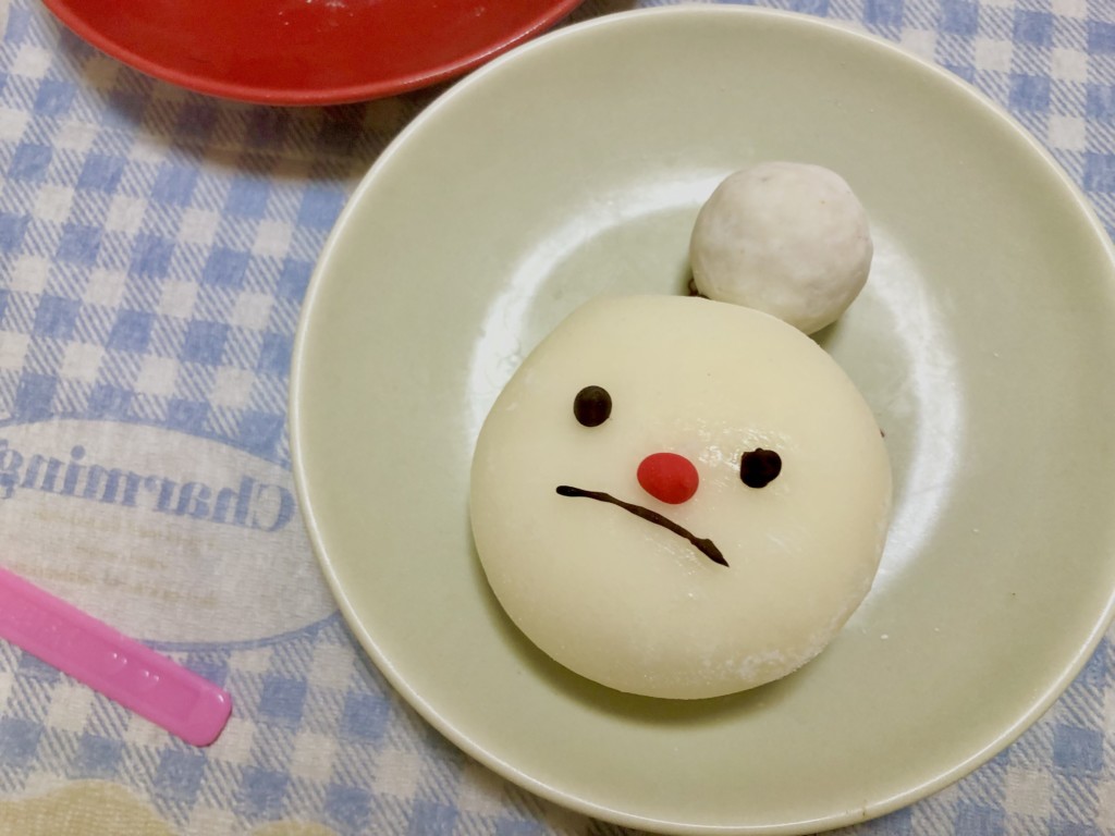 雪見だいふくをデコって作る！簡単ノンノン風アイス作り方
